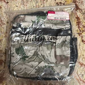 Thirty-One Dino Parade Lunch Bag with Green and Gray